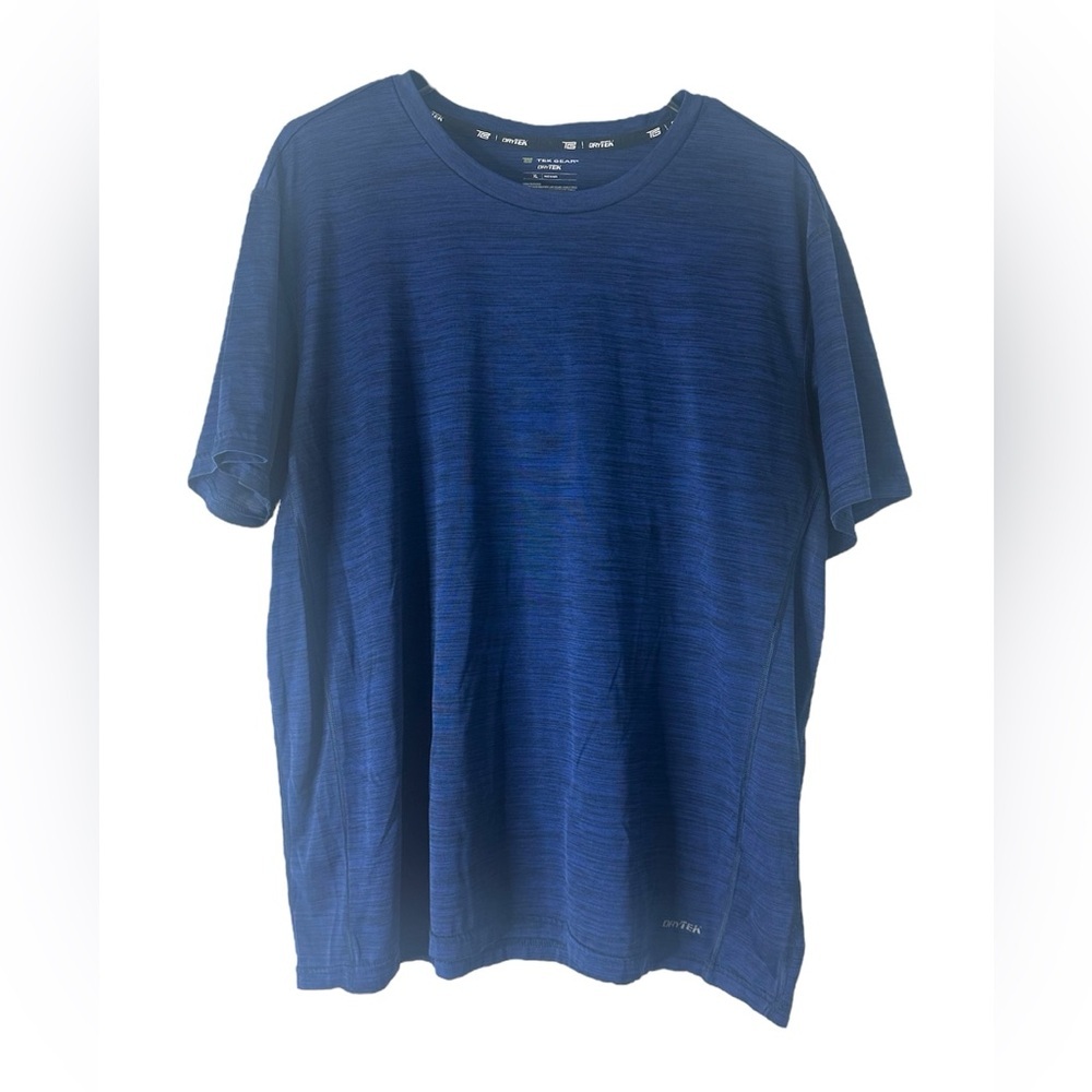 Tek Gear Blue Crew Neck Short Sleeve Tee